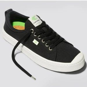 CARIUMA OCA Low Black Canvas Sneaker Shoes Unisex 10 Women 8.5 Men NEW